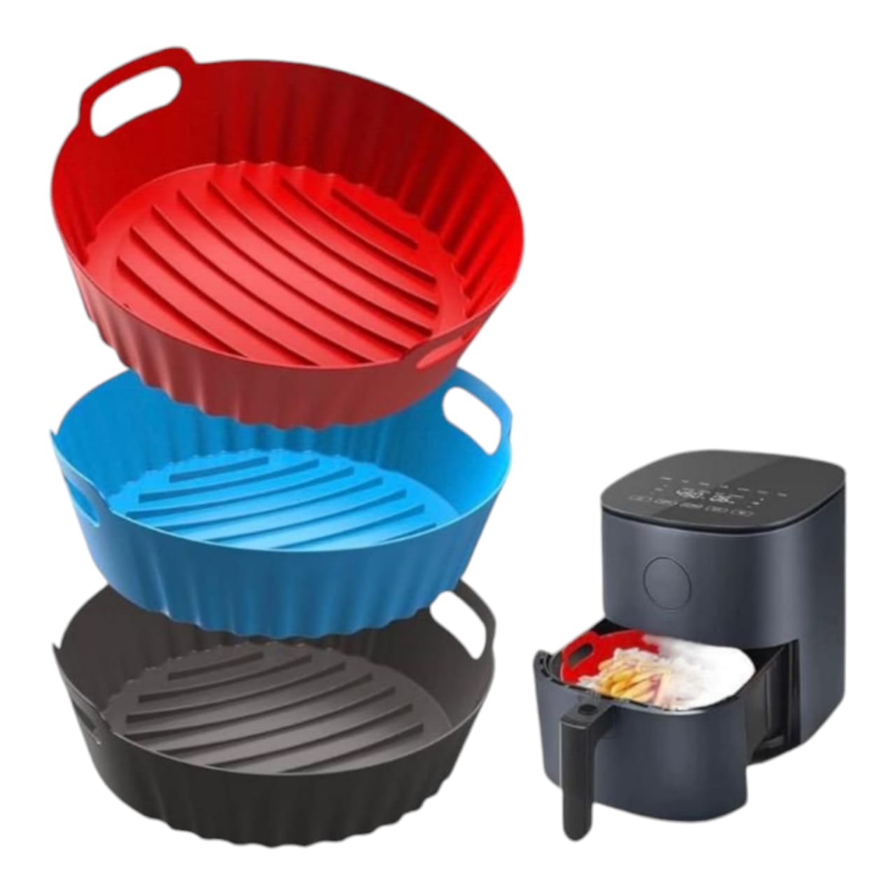 Recipiente Silicona Para La Cocina Dk-2338 X3 Unds