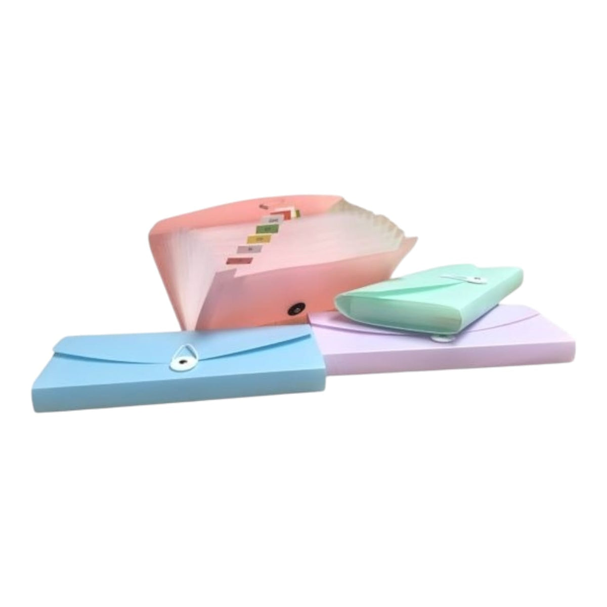Archivador Carpeta 13 Bolsillos Para Hojas A6 Colores Surtidos GL-021-460