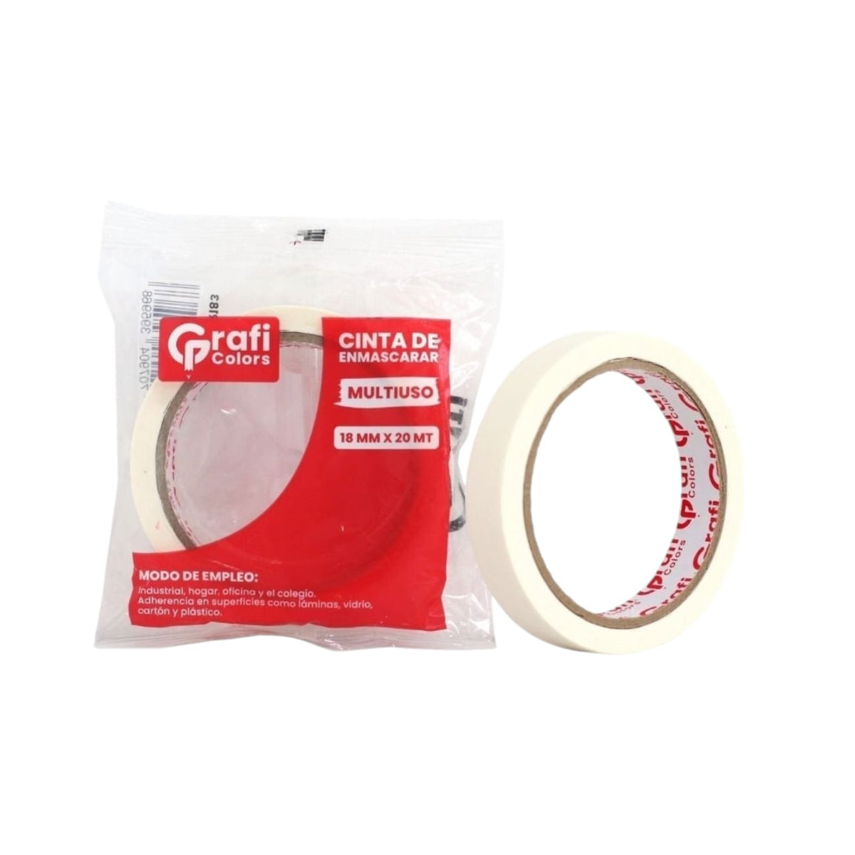 Cinta De Enmascarar Grafi Colors 18mm*20mts 150 Micras GR-183