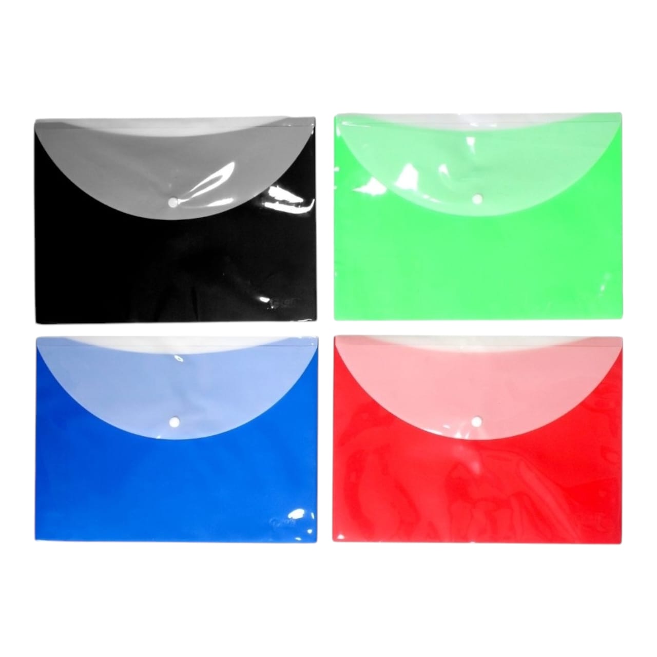 Carpeta Plastica Boton Y Bolsillo GR-256 X6 Unds