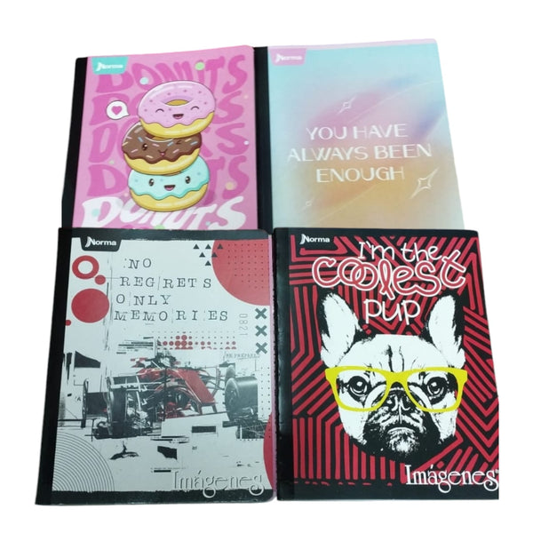Cuaderno Cosido Doble Linea 100 Hojas Niño/Niña Motivos Surtidos