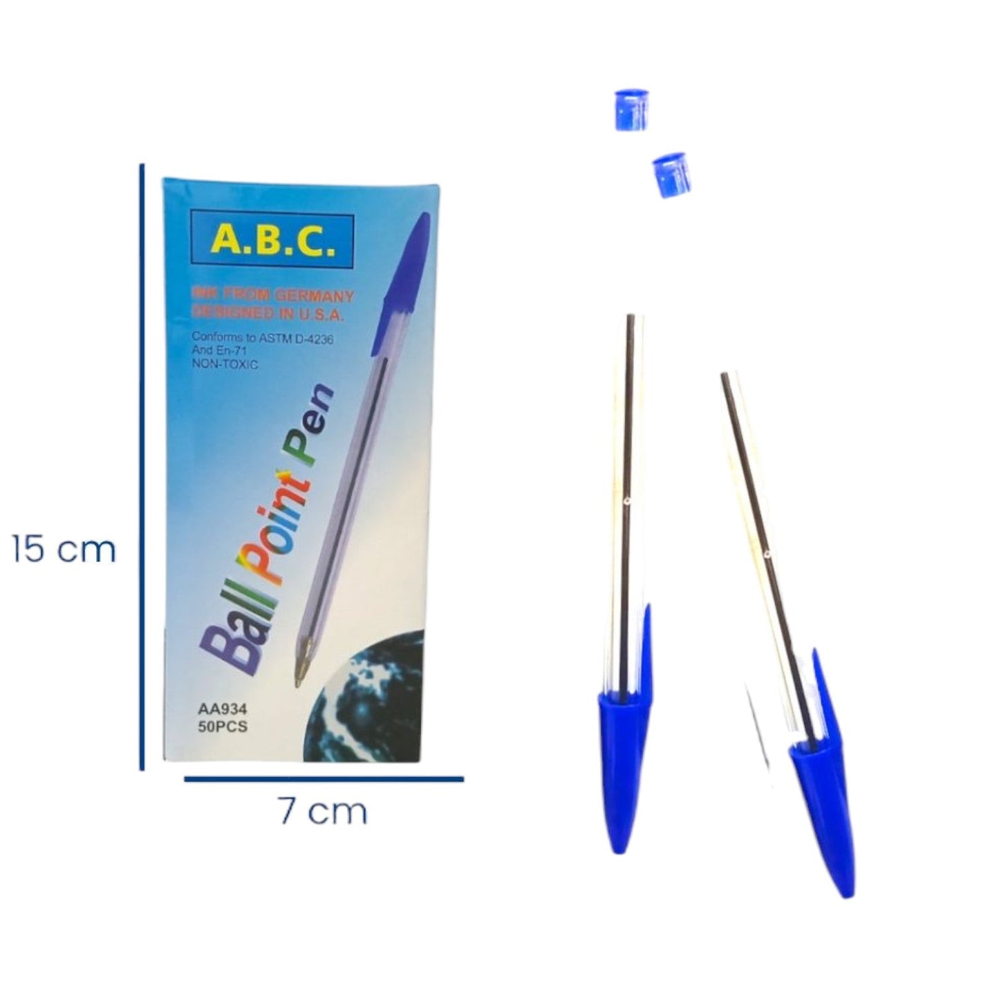 Caja Lapicero X50 Unds Azul AA934-A