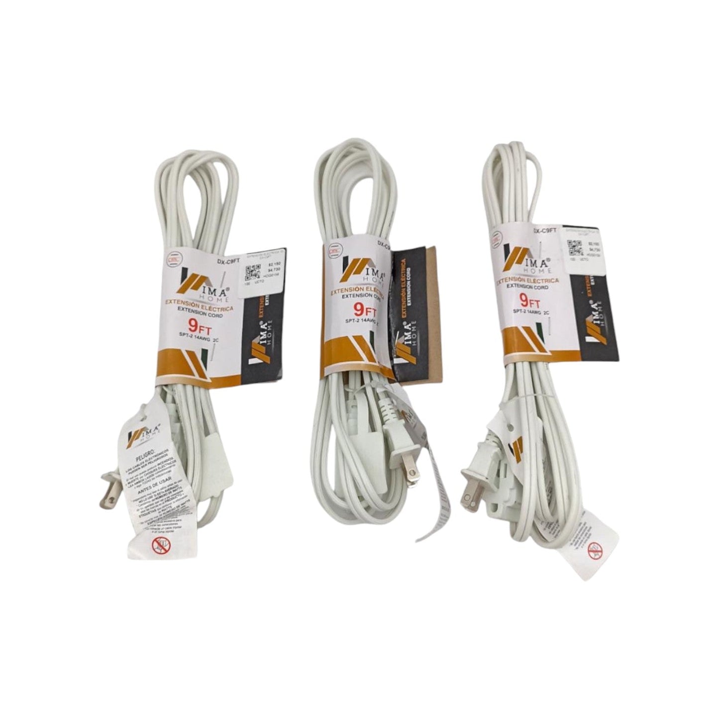 Extensión Blanca 9 FT LP-2ZB X3 Unds