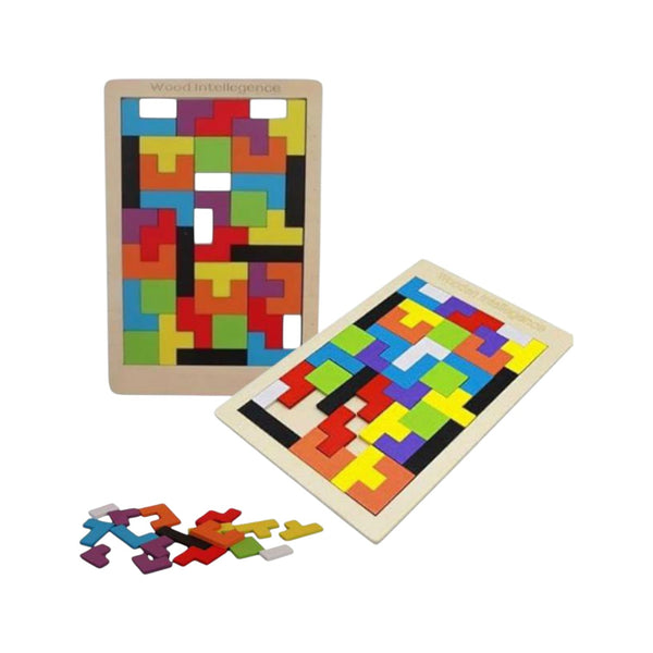 Juego Didactico Tangram De Madera Tetris Dk-2605