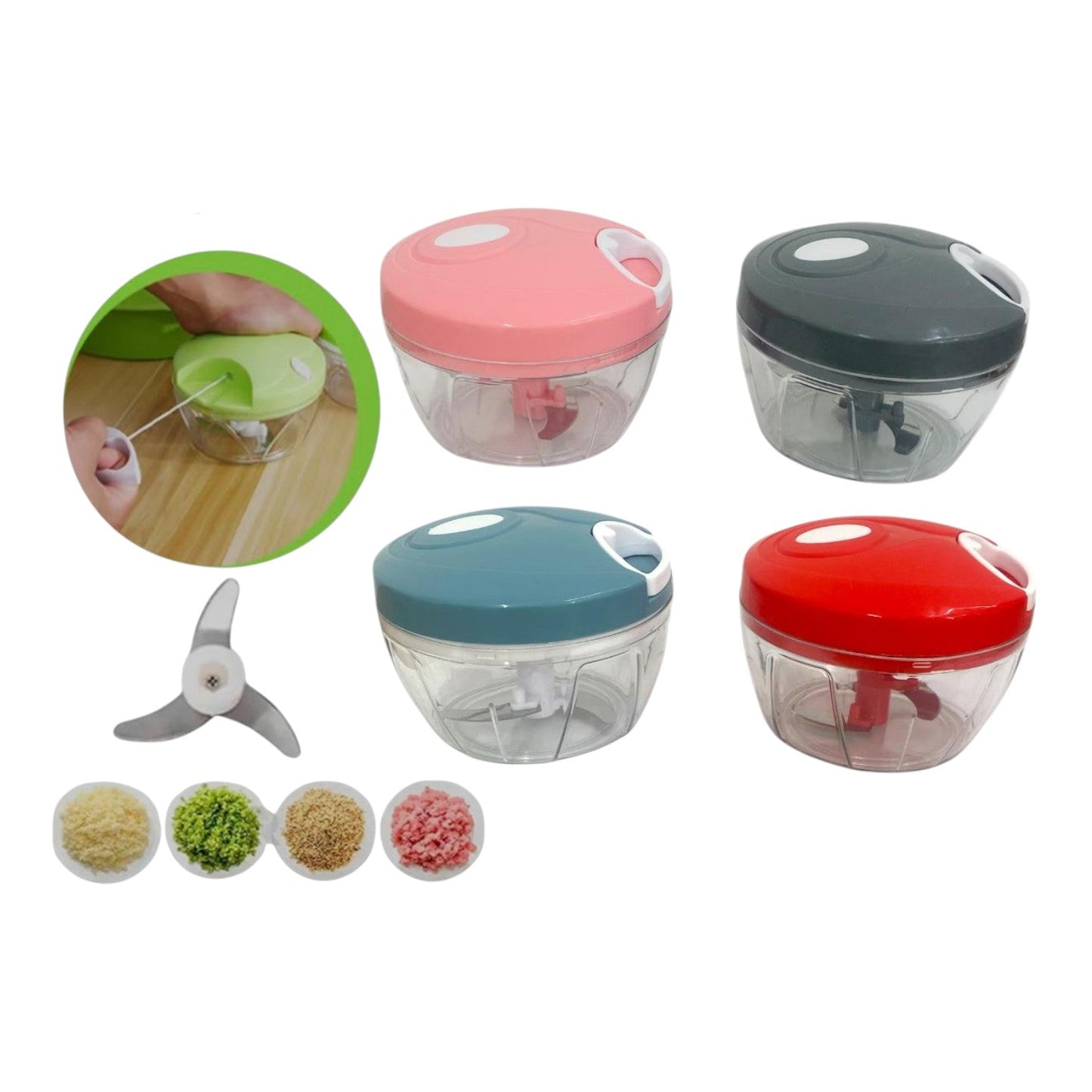 Picatodo Grande De Cocina Manual De Cuerda Dk-2775