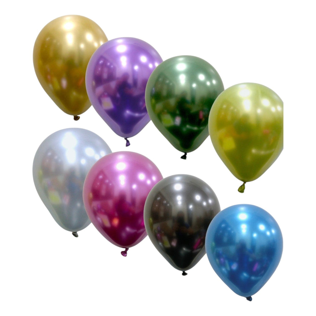 Globo R6 X20 Espejo Colores Surtidas