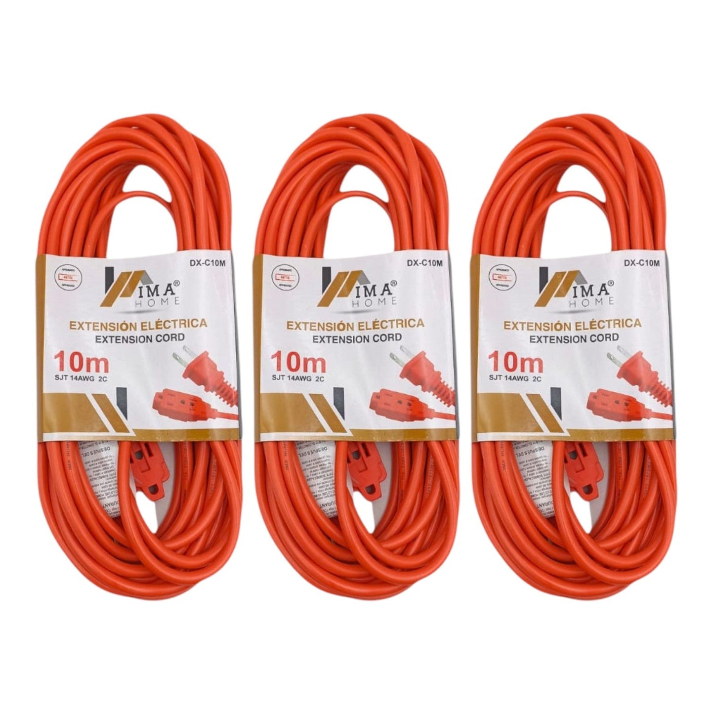 Extension Naranja 10 Mts 1E-DX-C10MAH