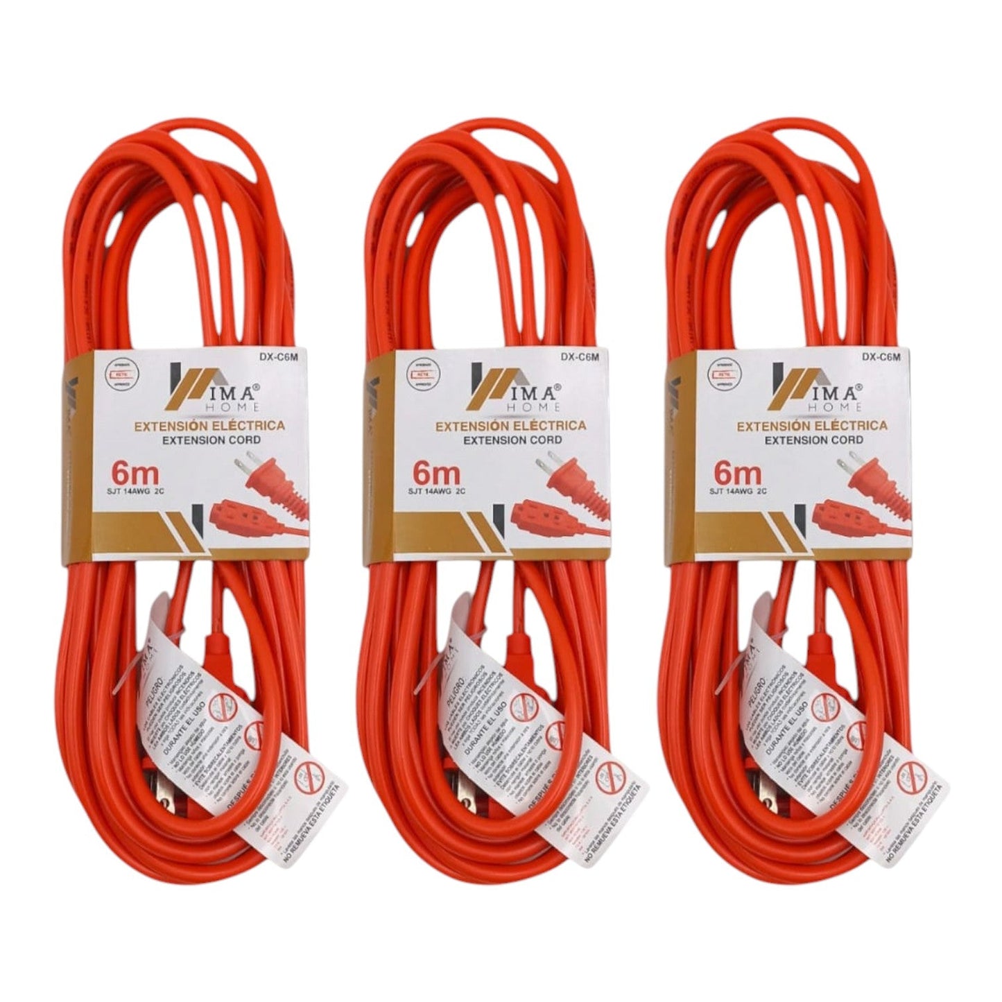 Extension Naranja 6 Mts 1E-DX-C6MAH