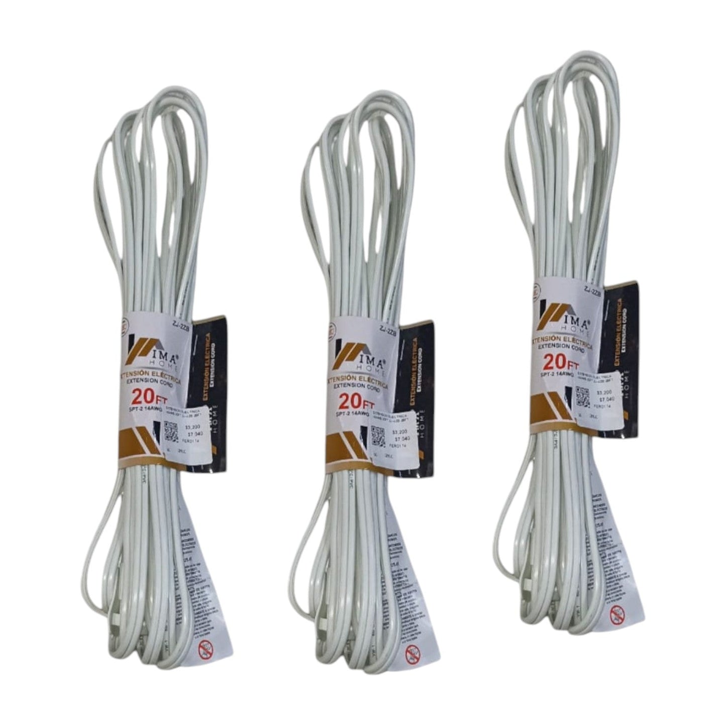 Extension Blanca 20 FT X3 Unds
