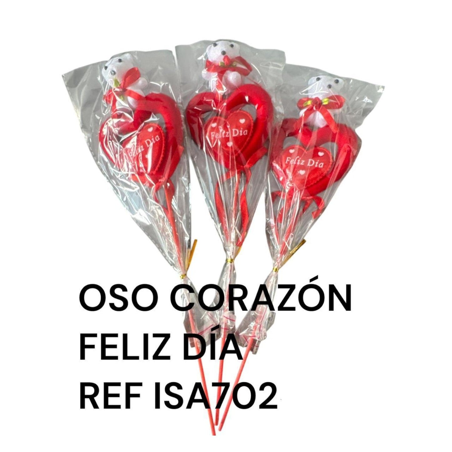 Oso Corazón Felliz Día REF ISA702