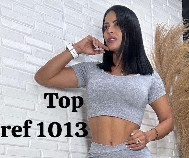 Top Gris y Negro Ref 1013 X6 Unidades