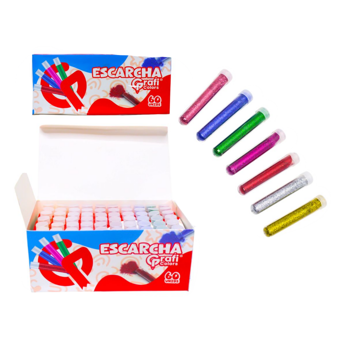 Tubo Escarcha Grafi Colors GR-469ML X60 Unds