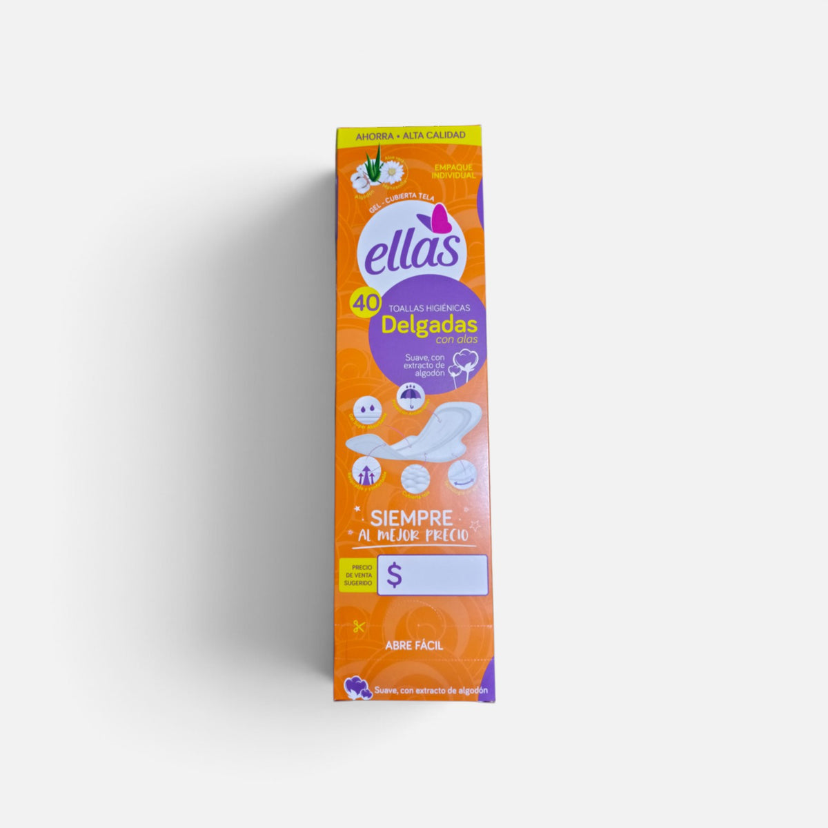 Toallas Higiénicas Ellas Dispensador x40