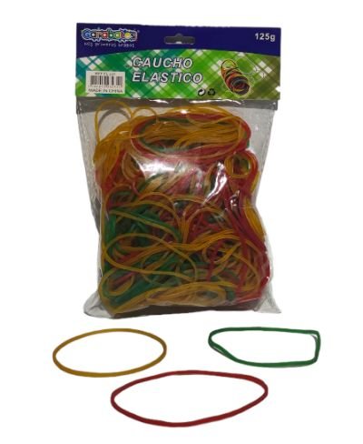 Caucho Elastico Colores Garabatos 125g 2mmx60mm Fl-231 X6 Unds