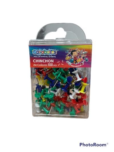 Chinches De 2cm Colores Fl-168 X6 Unds