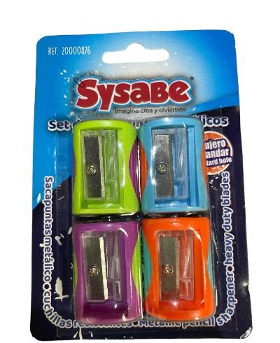 Blister Sacapunta Plastico X4 Pzs 20000876