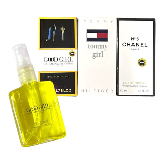 Perfume Para Mujer Fragancias Surtidas 60ML Ref Perfud-3 X3 Unds