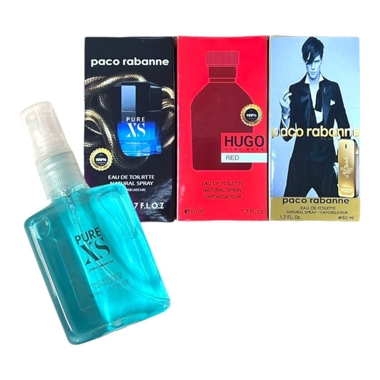 Perfume Para Hombre Fragancias Surtidas 60ML Ref Perfuc-2 X3 Unds