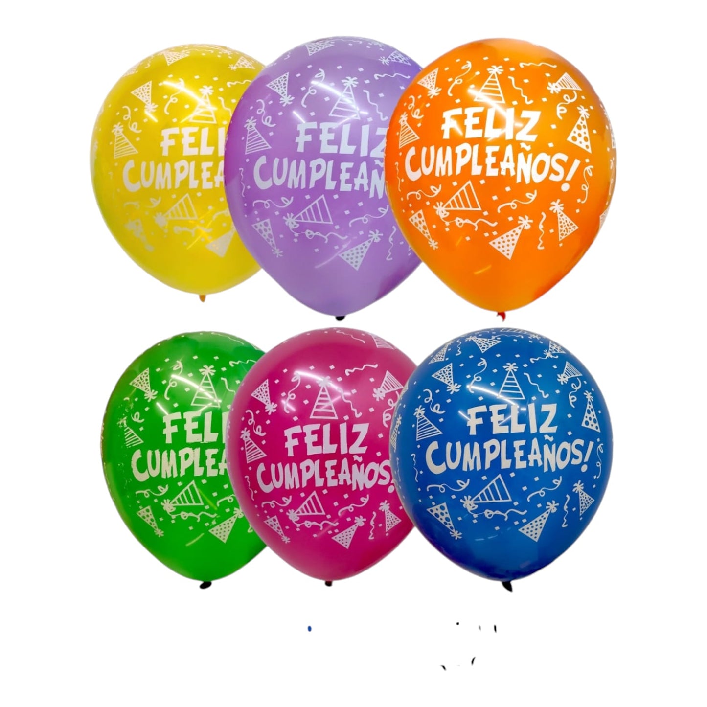 Globo Estampado Feliz Cumpleaños R12X12 Dipatex