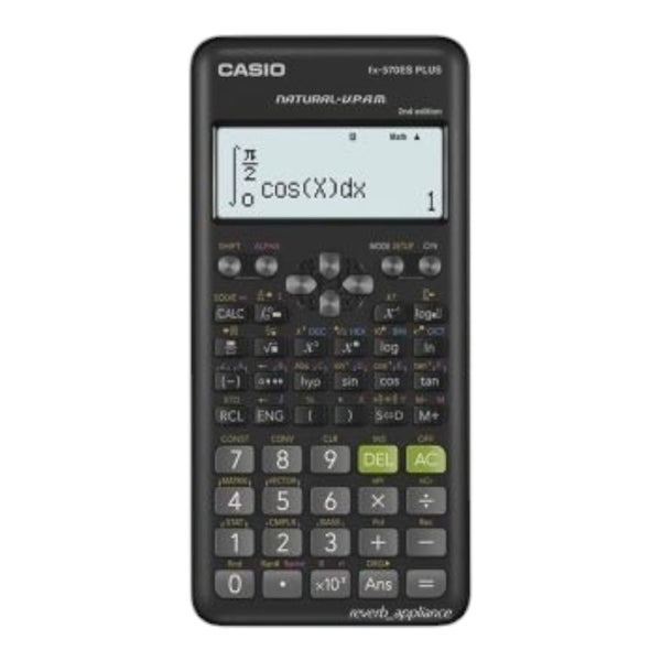Calculadora Casio Original 570ES Plus 2 Negro