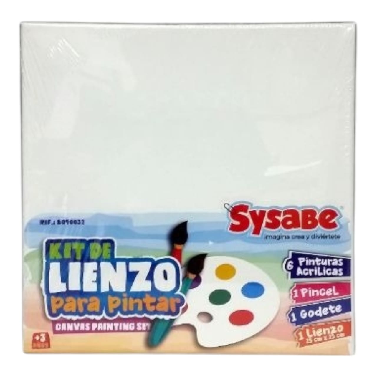 Kit De Lienzo Con Pinturas 20*30 Cm GB-8090034