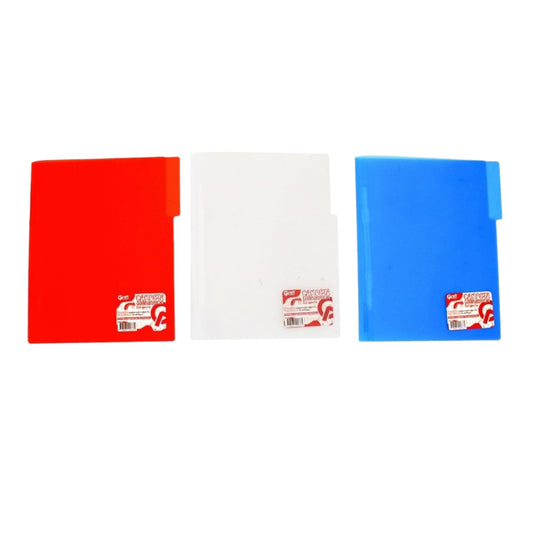 Carpeta Plasticas Colores Grafi Colors Con Legajador Tamaño Carta GR-130 X12 Unds