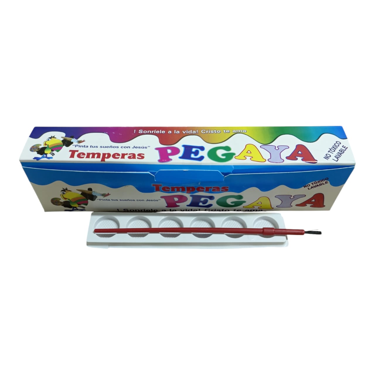 Caja Tempera X6 Unds Pegaya X3 Cajas