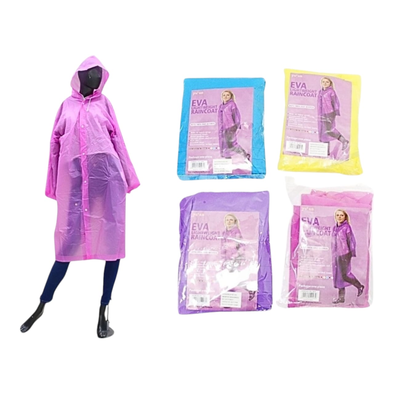 Impermeable Infantil Individual En Plastico SE-1004