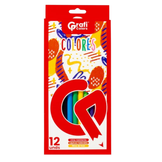 Colores Grafi Colors Largos X12 Pzs GR-283 X6 Unds