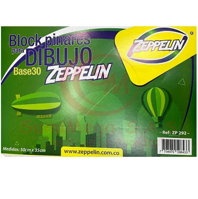 Block Para Dibujo Base 30 Rotulado Zeppelin