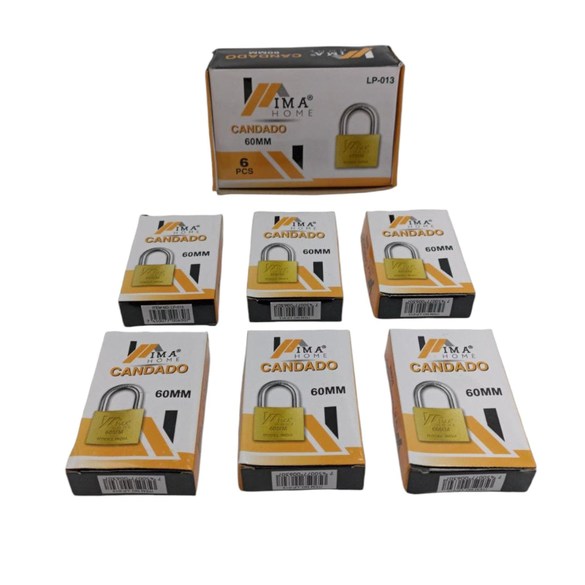 Candado Metalico 60 mm LP-1389 X6 Unds