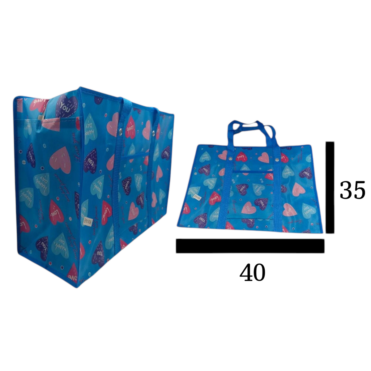 Bolsa Yute Viajera Reforzada 35*40 Cm LP-0285 X3 Unds