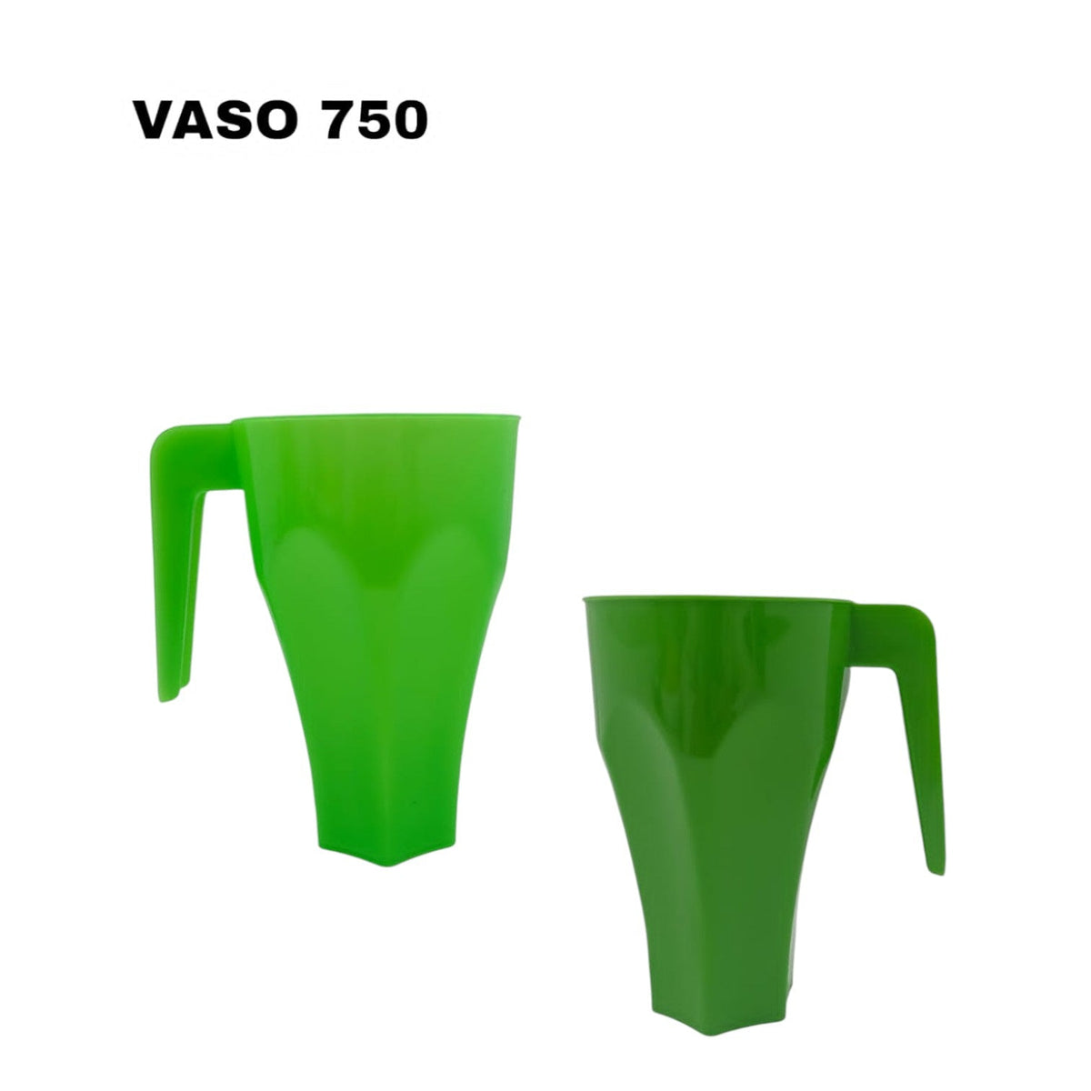Vaso Jarra Colores Surtidos 750 Ml X6 Unds