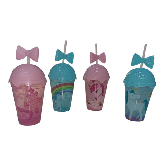 Vaso Pitillo Unicornio LP-0874 X12 Unds