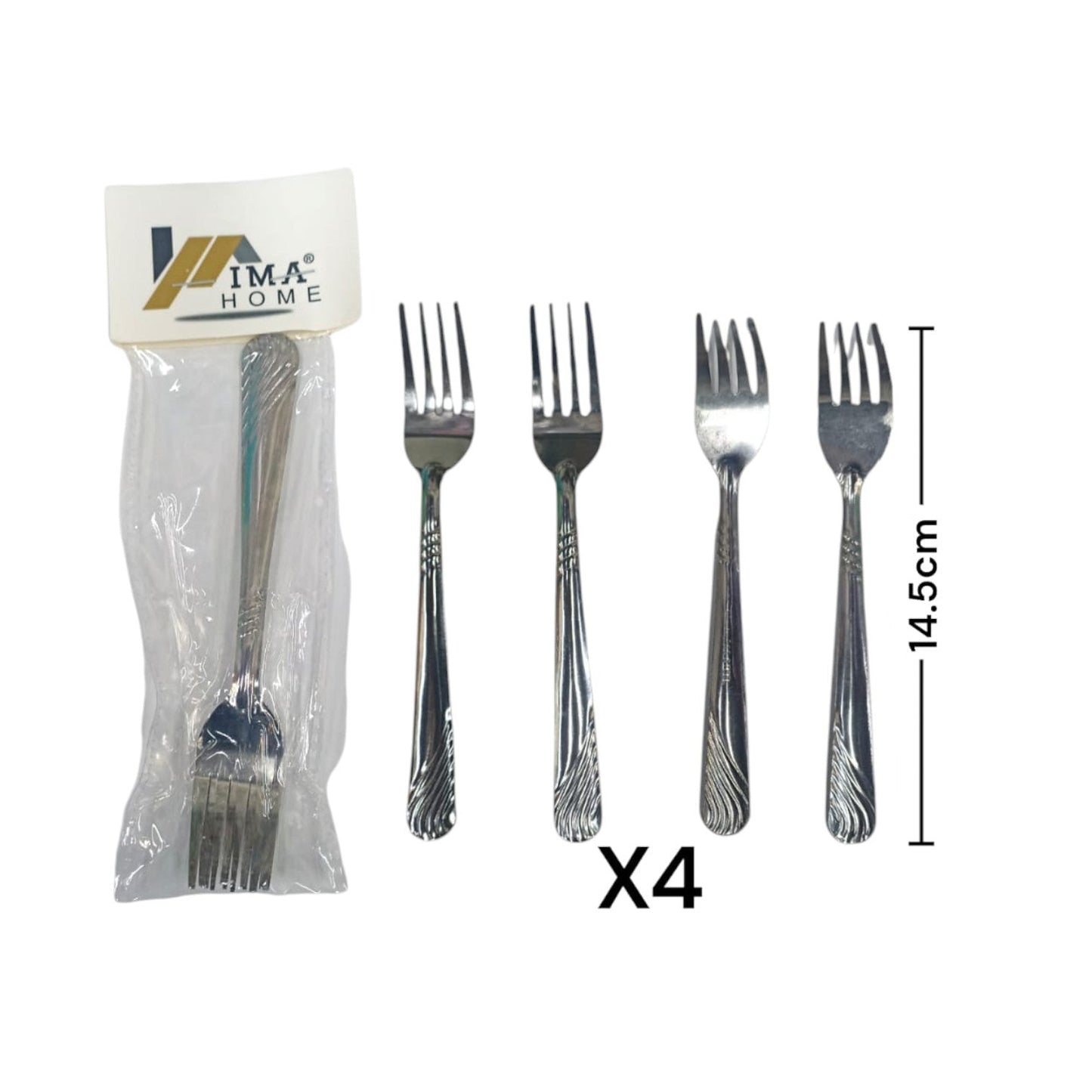 Tenedor Economico X4 Pzs LP-0601 X12 Paquetes