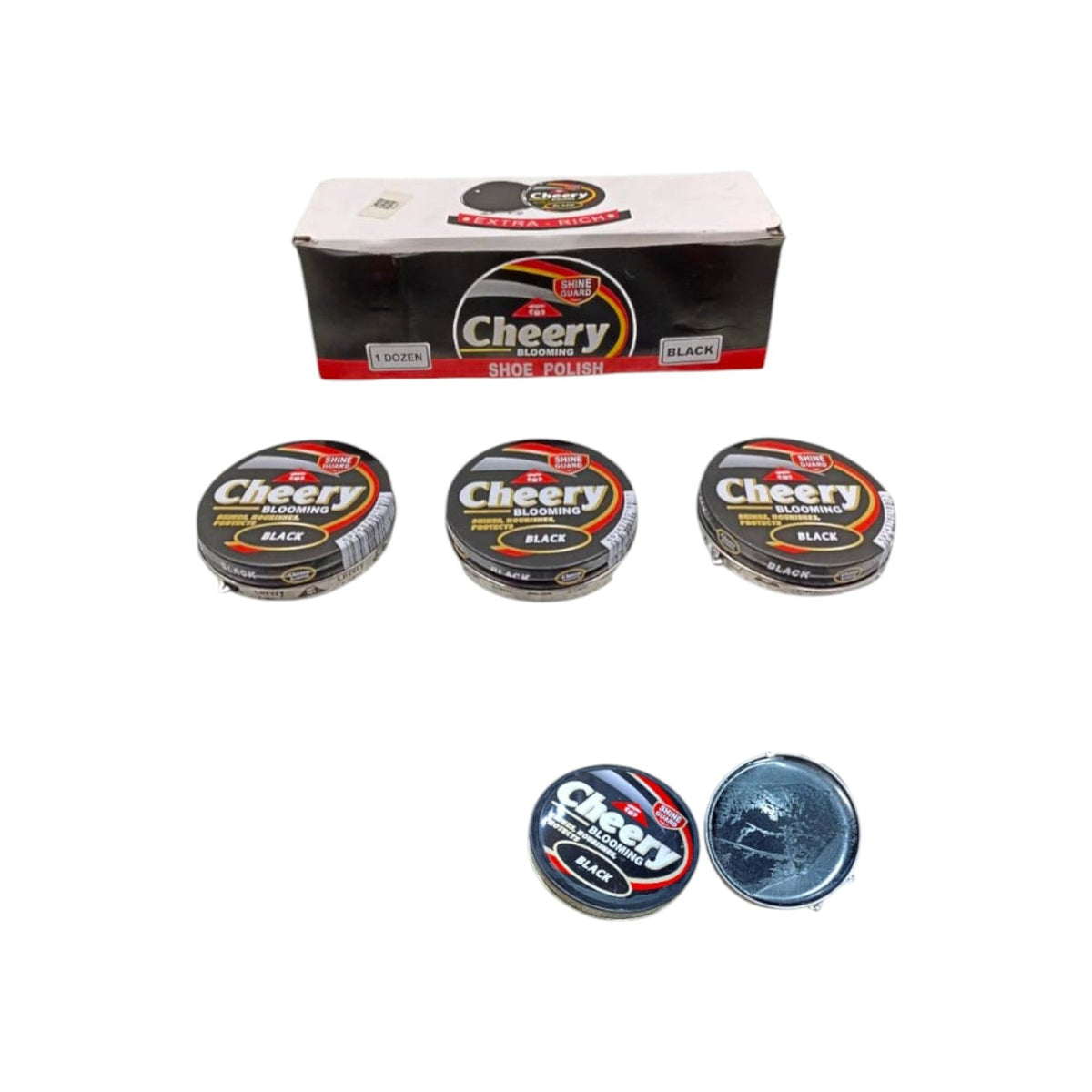 Betun Cheery Negro/Café 20 Gr X12 Unds