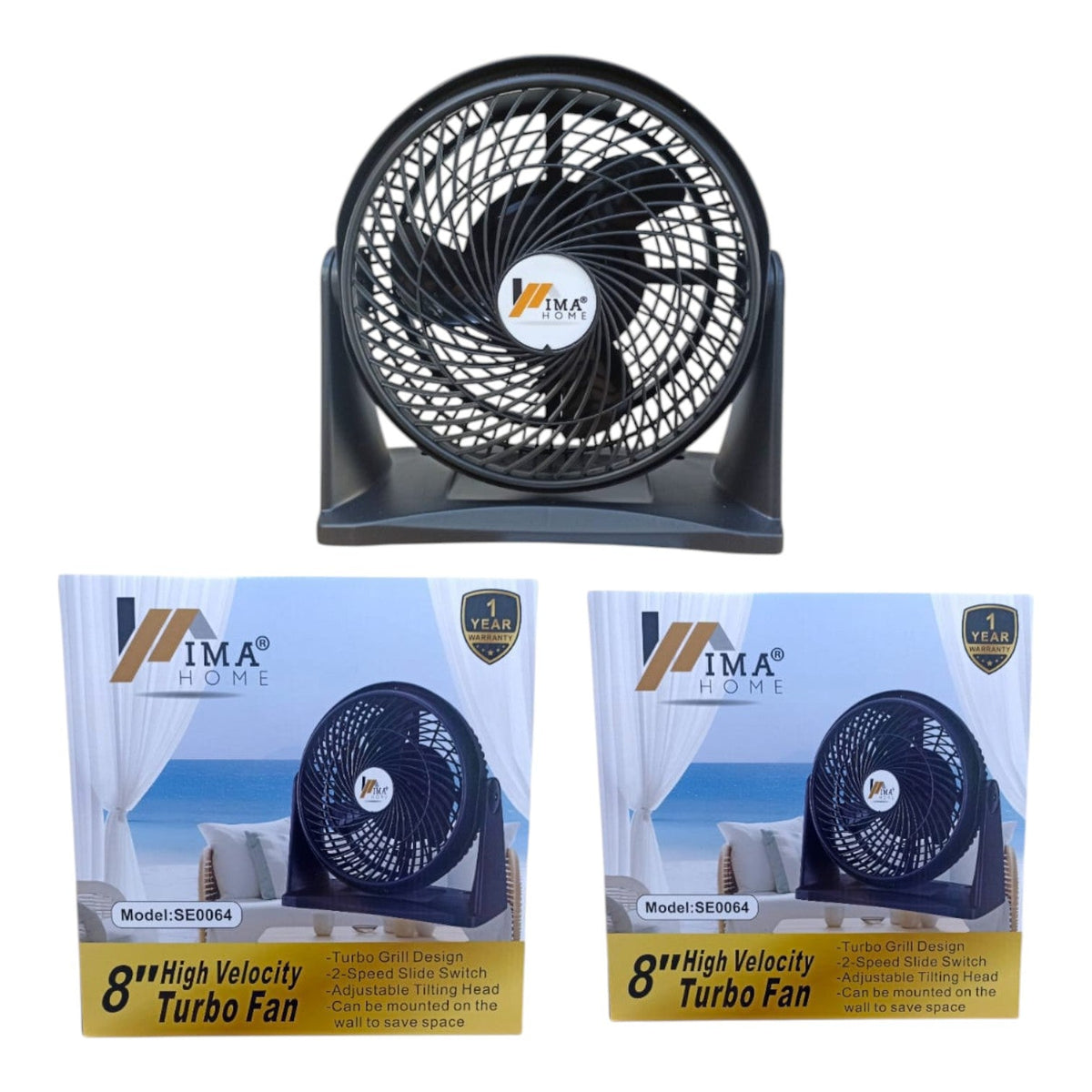 Ventilador 8 Pulgadas LP-SE0064