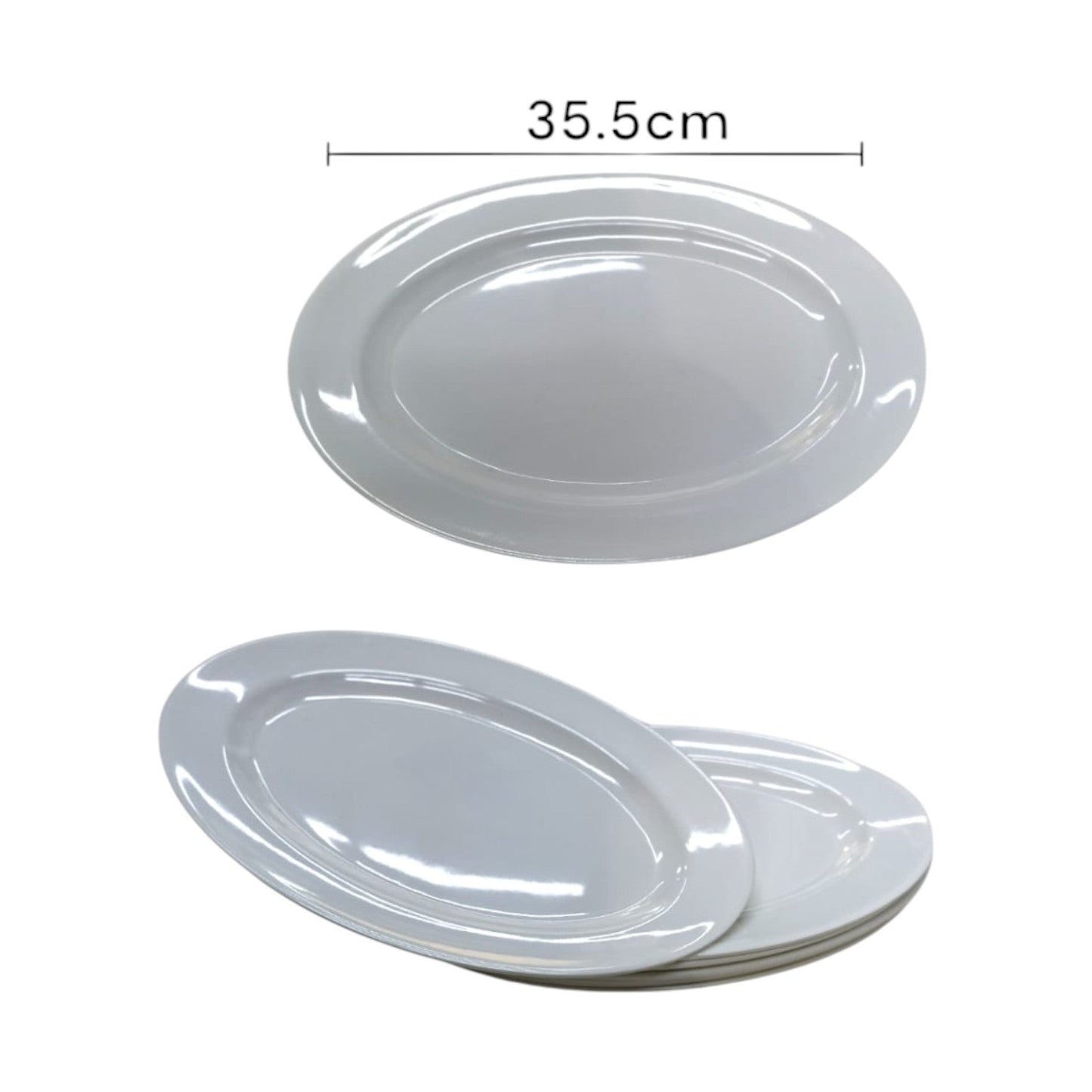 Plato Pando En Melamina 35,5 Cm LP-1663 X6 Unds