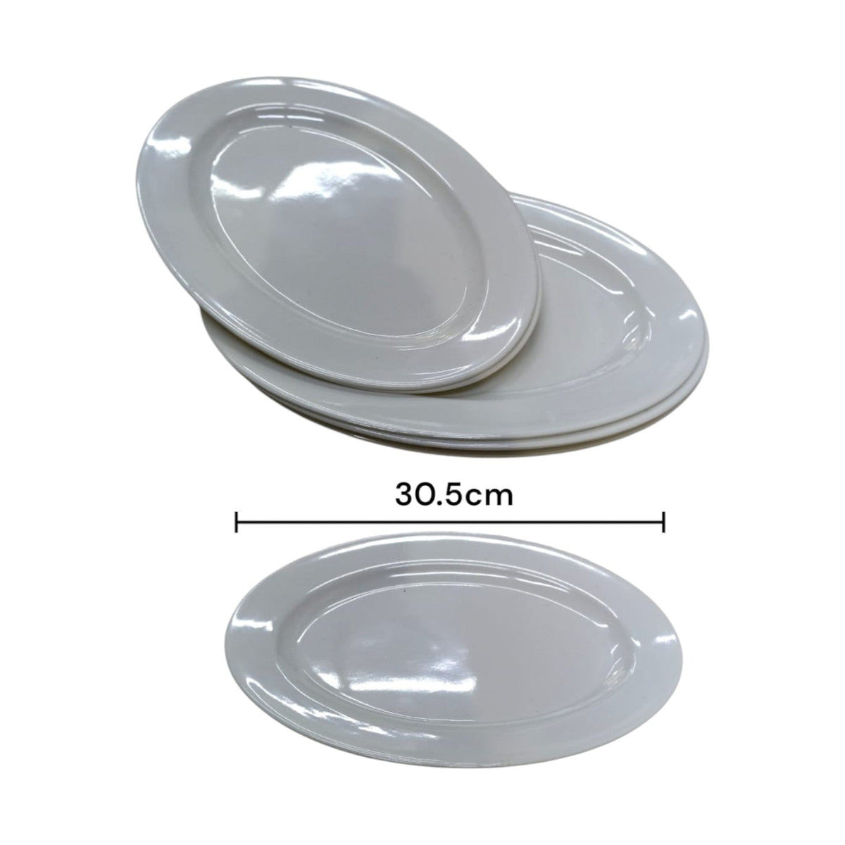Plato Pando En Melamina 30,5 Cm LP-1662 X6 Unds