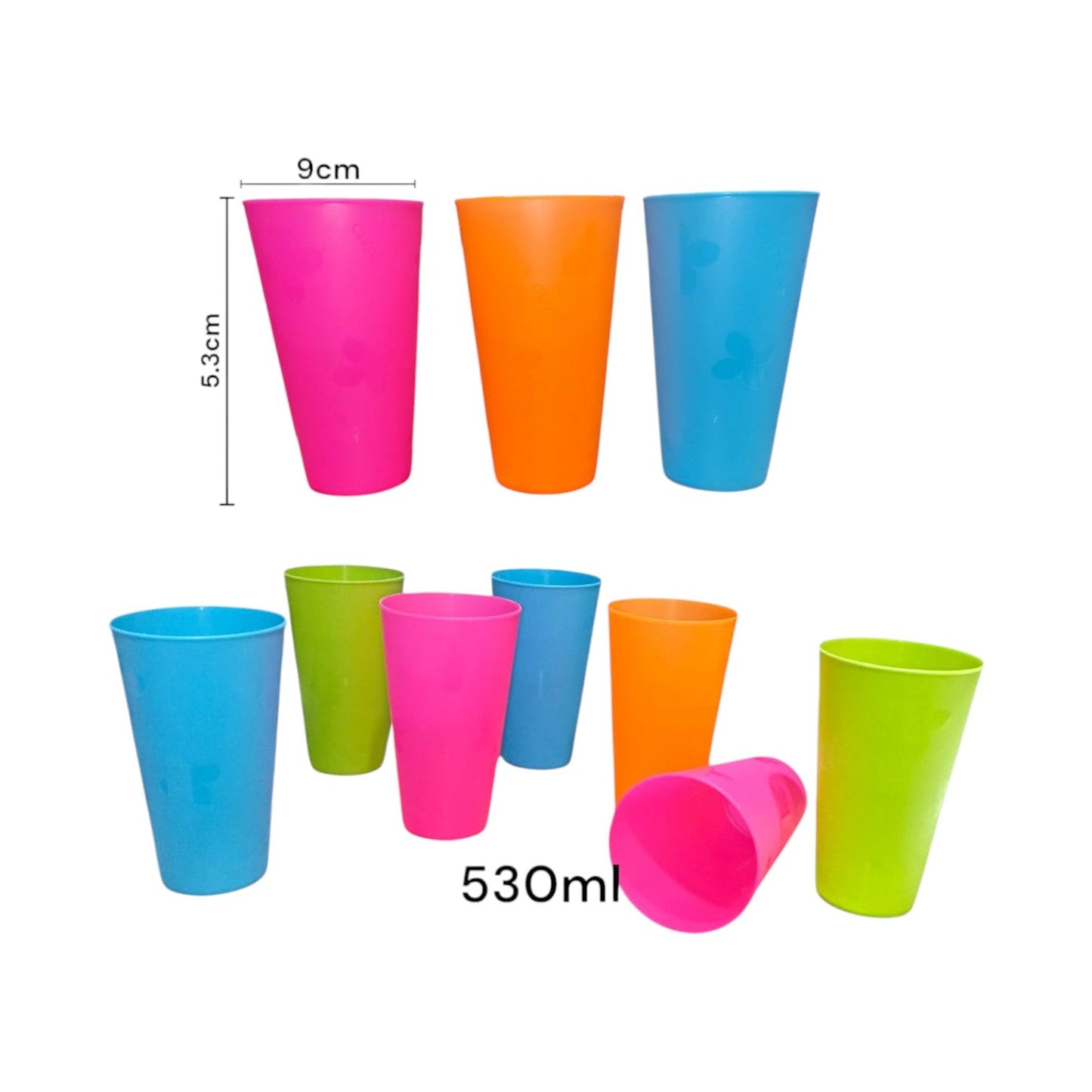 Vaso Plastico 530 ML LP-0873 X12 Unds