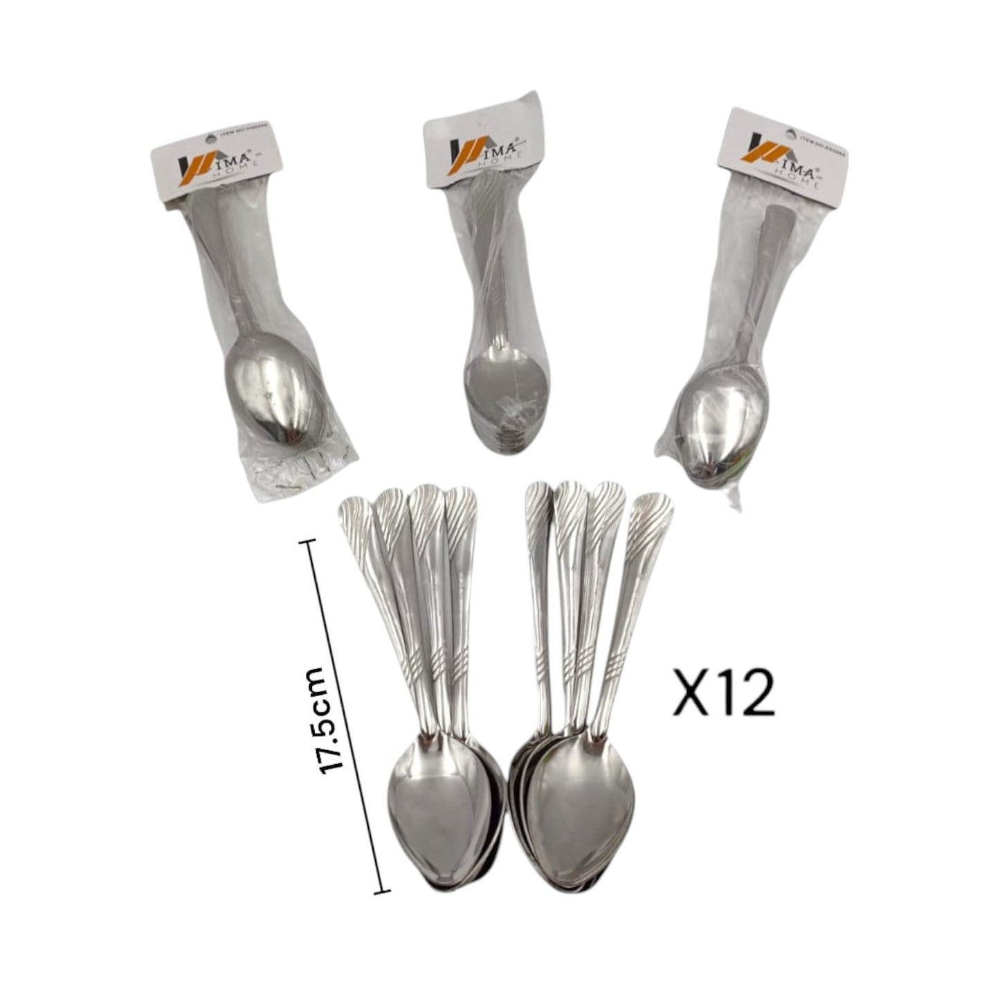 Cuchara Metalica X12 Pzs LP-0068 X6 Paquetes