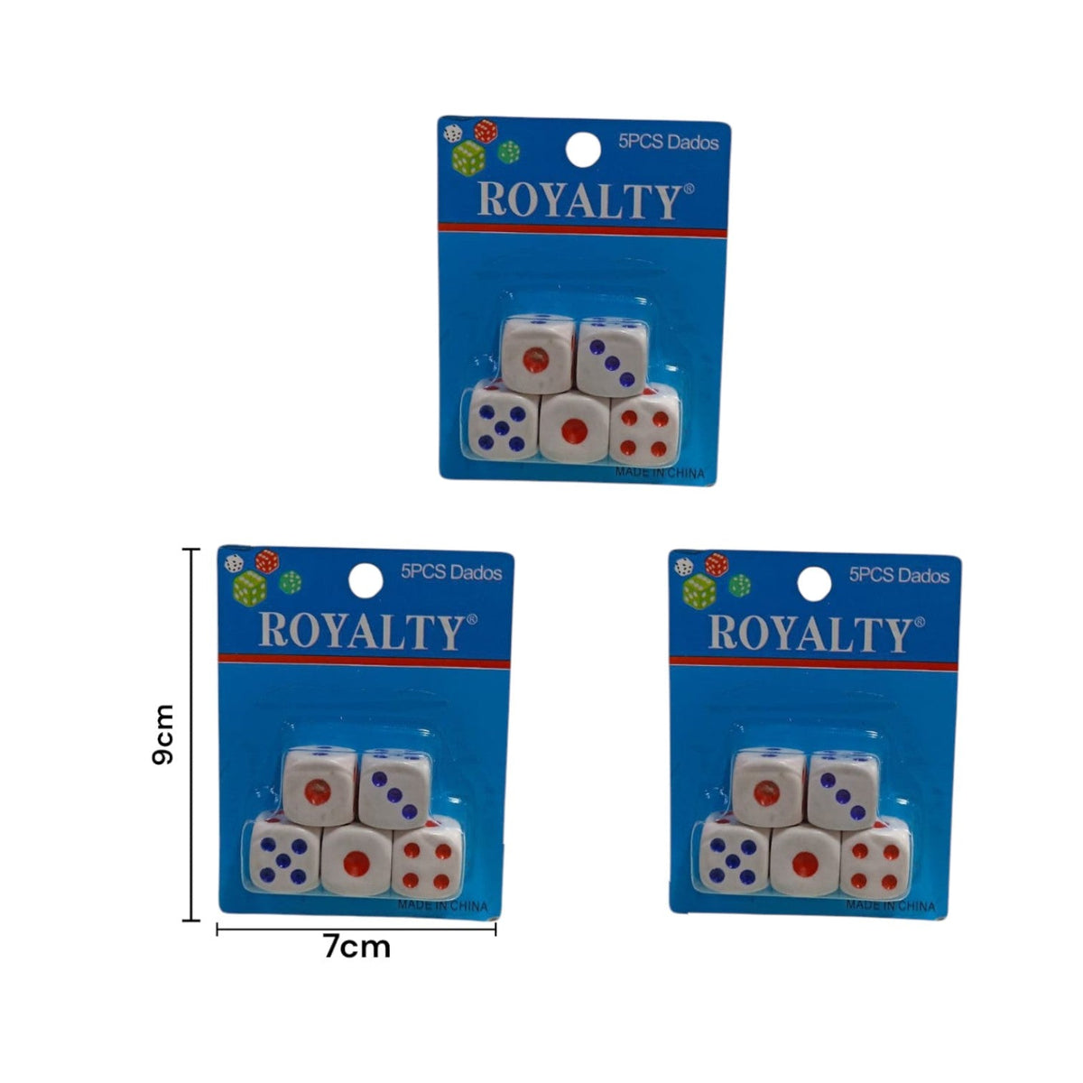 Dados Royalty X5 Pcs LP-1571 X6 Unds
