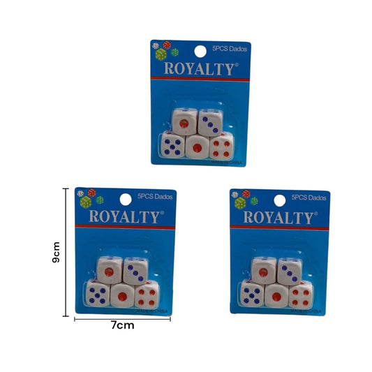 Dados Royalty X5 Pcs LP-1571 X6 Unds