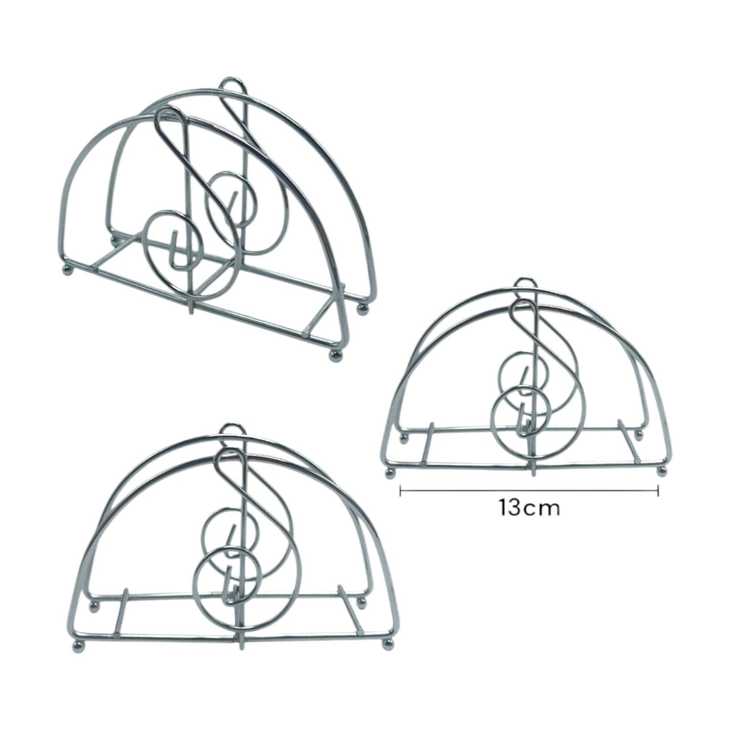 Servilletero Metalico 13 Cm LP-1636 X6 Unds