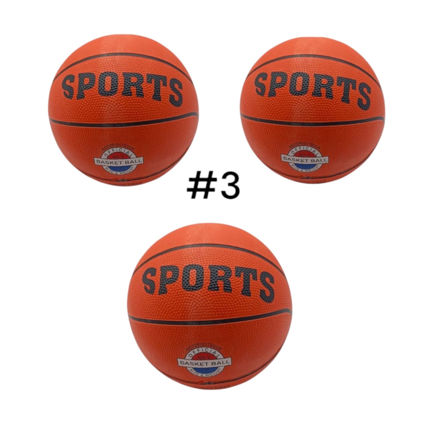 Balon De Baloncesto #3 LP-1372 X3 Unds