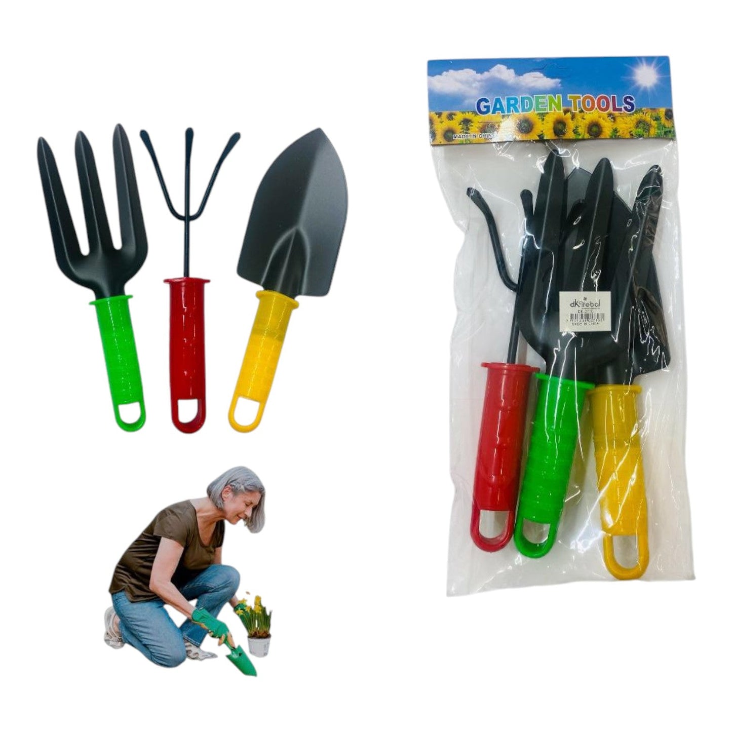 Kit Jardineria X3 Pcs Dk-2710 X3 Kit