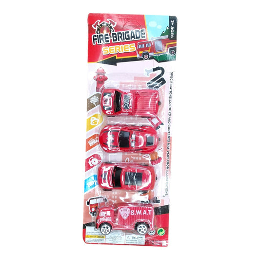 Carro City Bombero X4 Pcs 18-1G X3 Unds