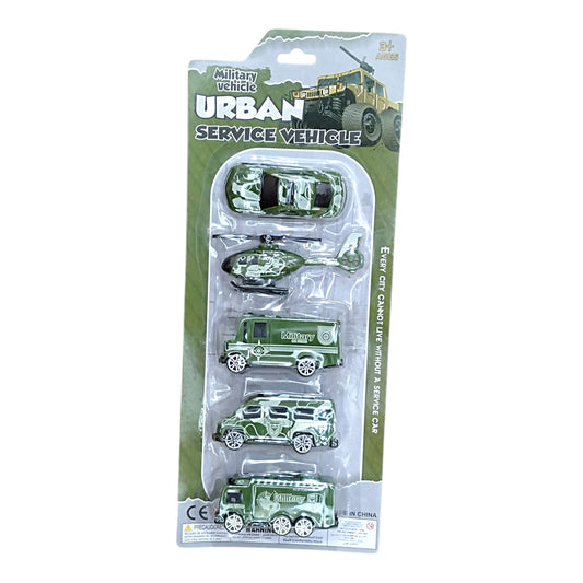 Set Carros Militares X5 Pcs 155-79 X3 Unds