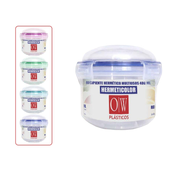 Coca Hermetica Redonda 400 Ml 10,5*12 Cm C14