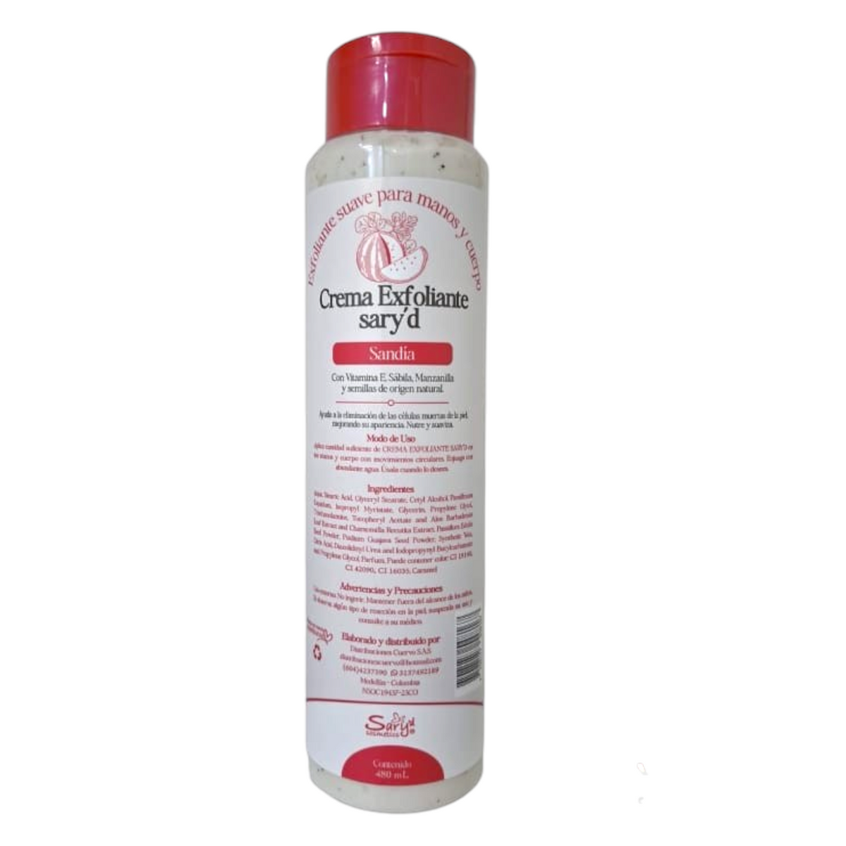 Exfoliante Corporal Sandia 480ML Ref SY548167 X3 Unds